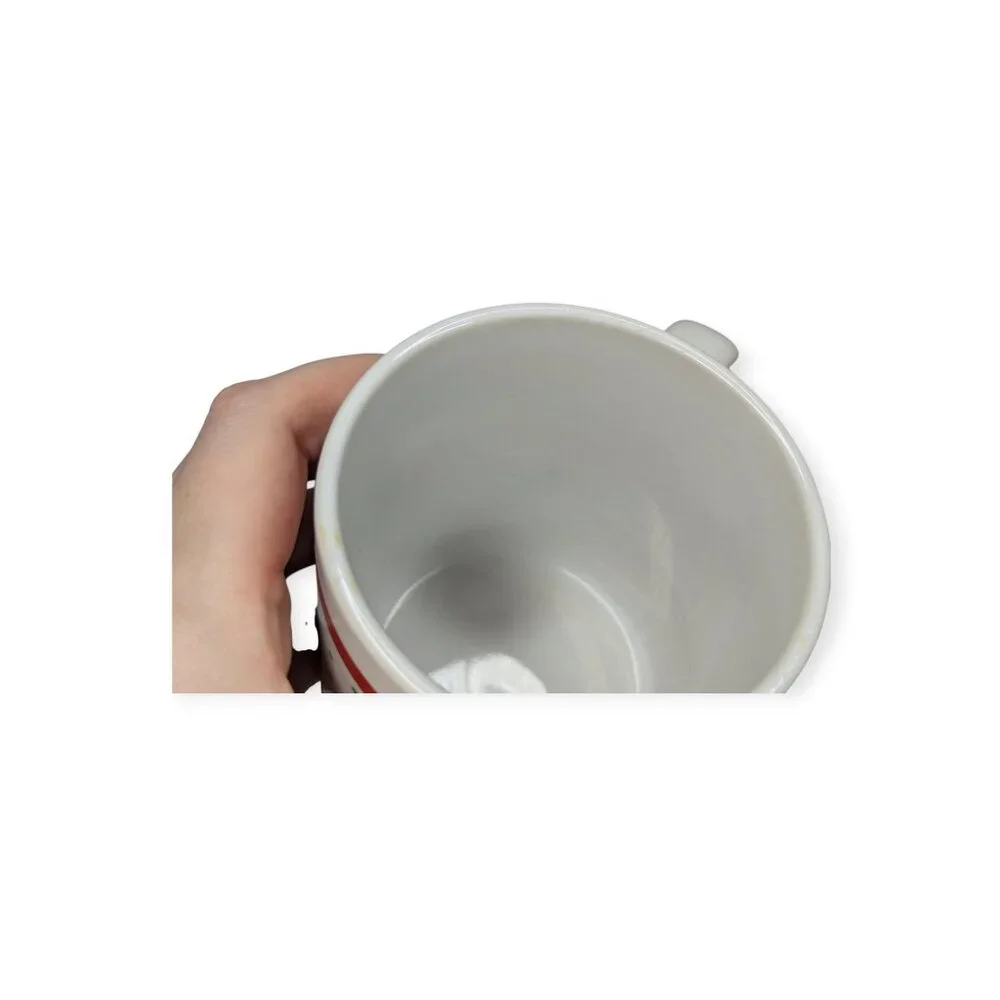 Holiday Coffee Mug Christmas Holiday Tree Teddy Bear Mug Cup 10 oz.